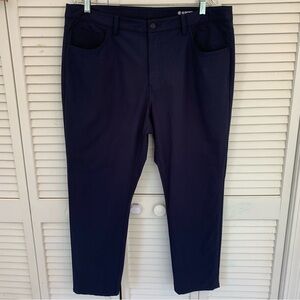 G/FORE Tour 5 Pocket 4-Way Stretch Pants Mens 38x27 Blue Performance Tech Golf